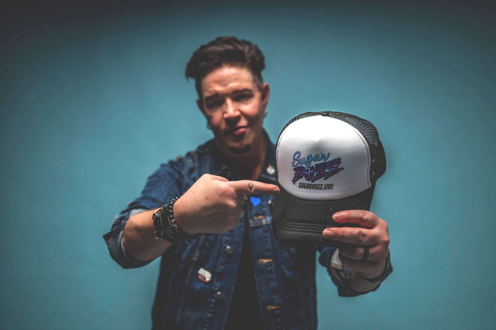 SugarBuzz hat logo merch